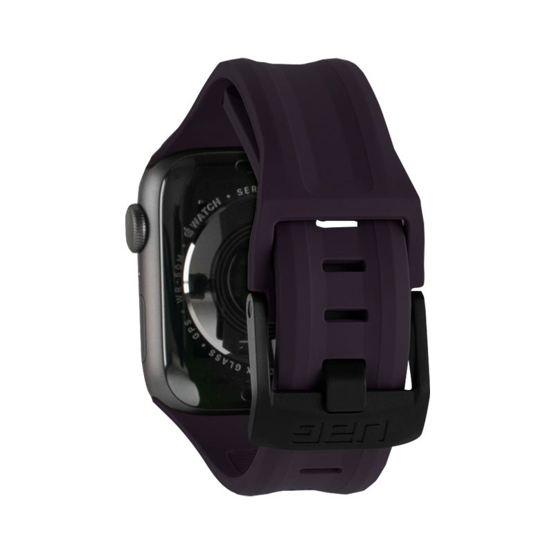 UAG Silicone Scout Strap - Apple Watch 42mm / 44mm / 45mm / Aubergine