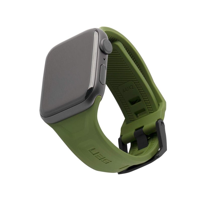 UAG Silicone Scout Strap - Apple Watch 42mm / 44mm / 45mm / Olive Green