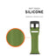 UAG Silicone Scout Strap - Apple Watch 42mm / 44mm / 45mm / Olive Green