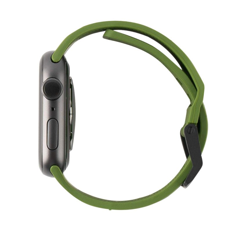 UAG Silicone Scout Strap - Apple Watch 42mm / 44mm / 45mm / Olive Green