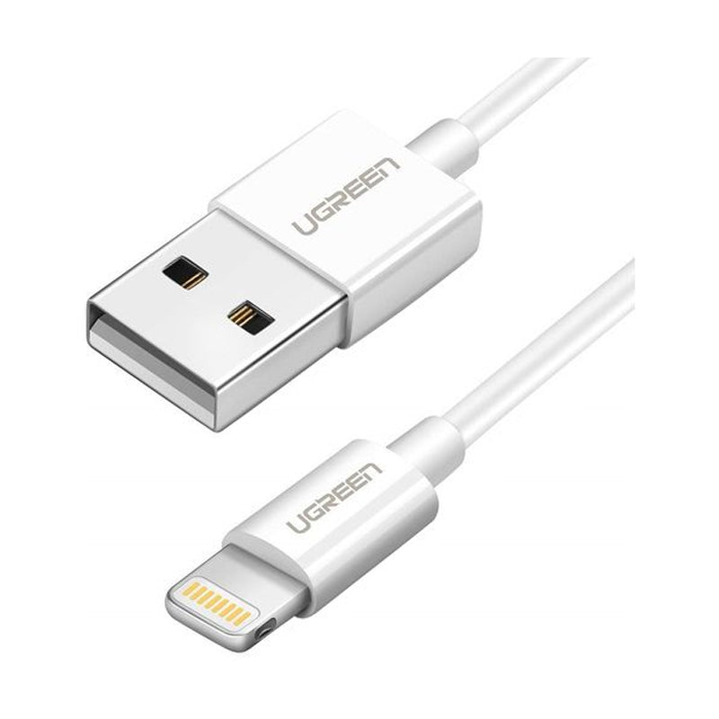 Ugreen MFi certified USB cable - 2m / Lightning / White
