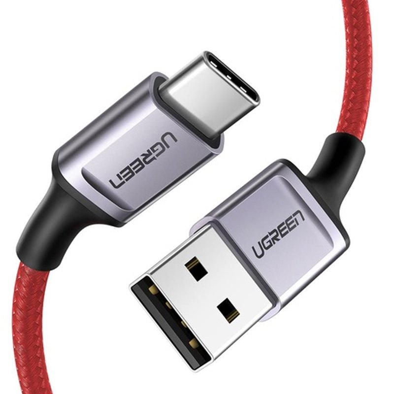 Ugreen USB cable - 1m / Type-C / Red