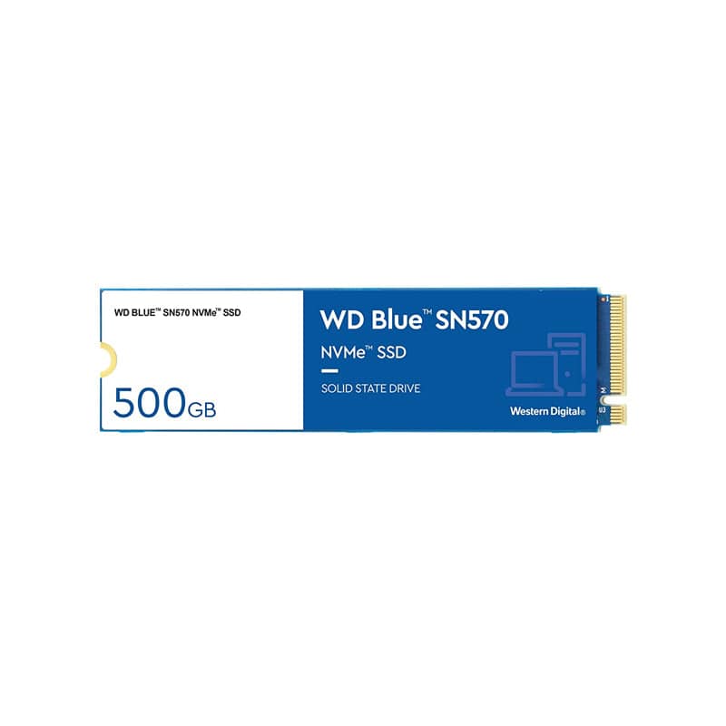WD Blue SN570 NVMe SSD - 500GB / M.2 2280 / PCIe 3.0 - SSD (Solid State Drive)