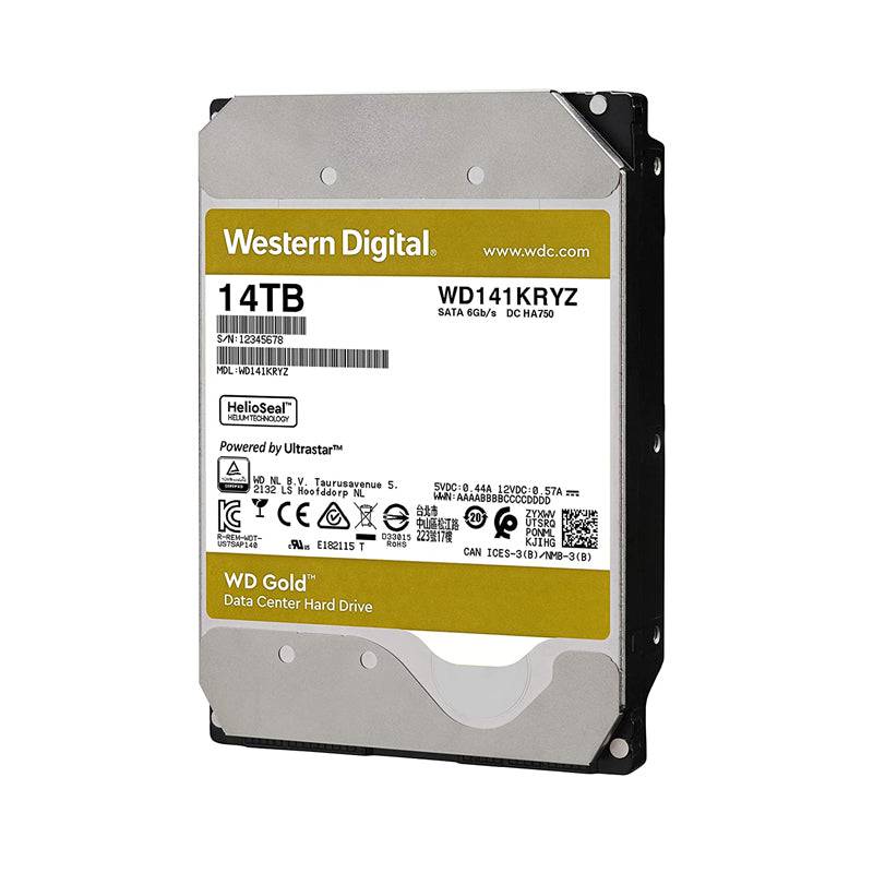 WD Gold Enterprise Class Hard Drive - 14TB / 3.5-inch / SATA-III / 7200 RPM / 512MB Buffer