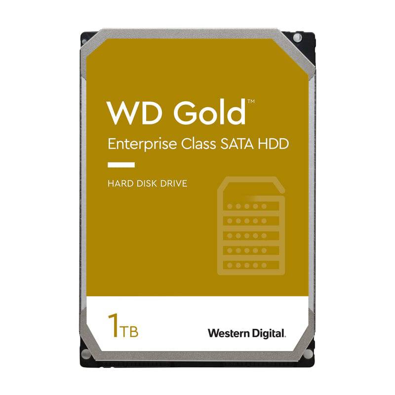 WD Gold Enterprise Class Hard Drive - 1TB / 3.5-inch / SATA-III / 7200 RPM / 128MB Buffer