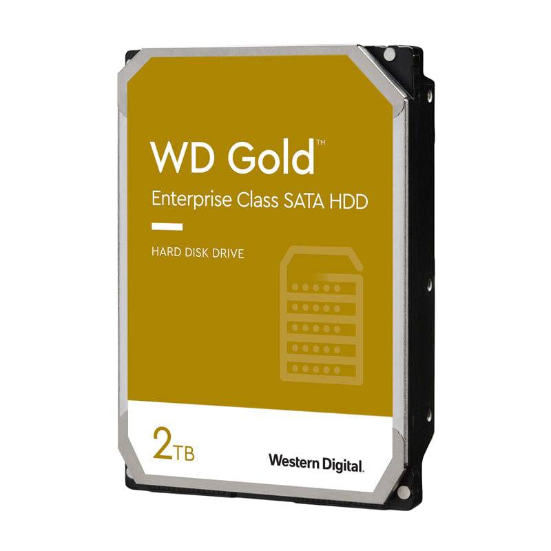 WD Gold Enterprise Class Hard Drive - 2TB / 3.5-inch / SATA-III / 7200 RPM / 128MB Buffer