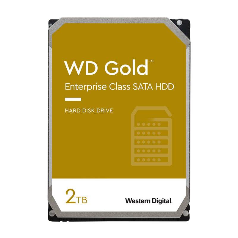 WD Gold Enterprise Class Hard Drive - 2TB / 3.5-inch / SATA-III / 7200 RPM / 128MB Buffer