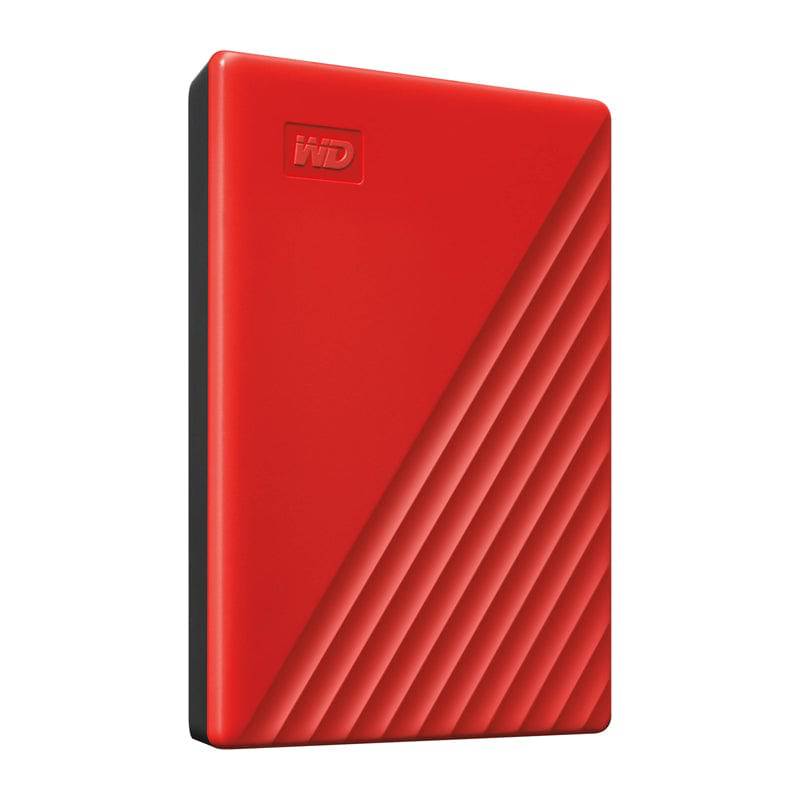 WD My Passport - 2TB / USB 3.2 Gen 1 / Red / External Hard Drive