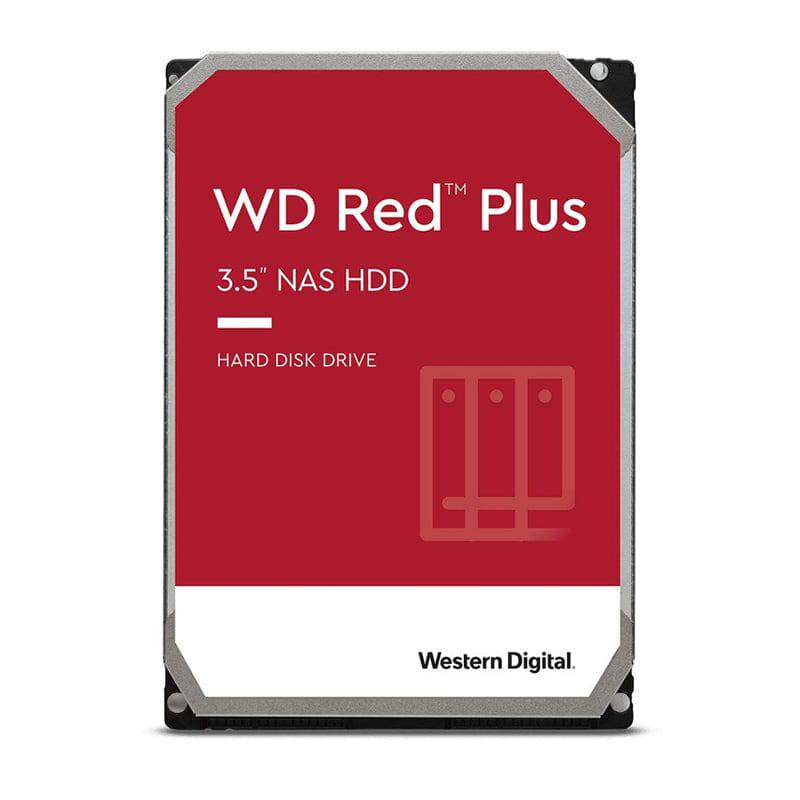 WD Red Plus Internal Drive - 4TB / 3.5-inch / SATA-III / 128MB Buffer