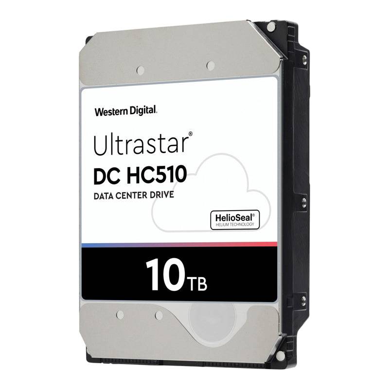 WD Ultrastar DC HC510 Hard Drive - 10TB / 3.5-inch / SAS / 7200 RPM / 1.2 GBps