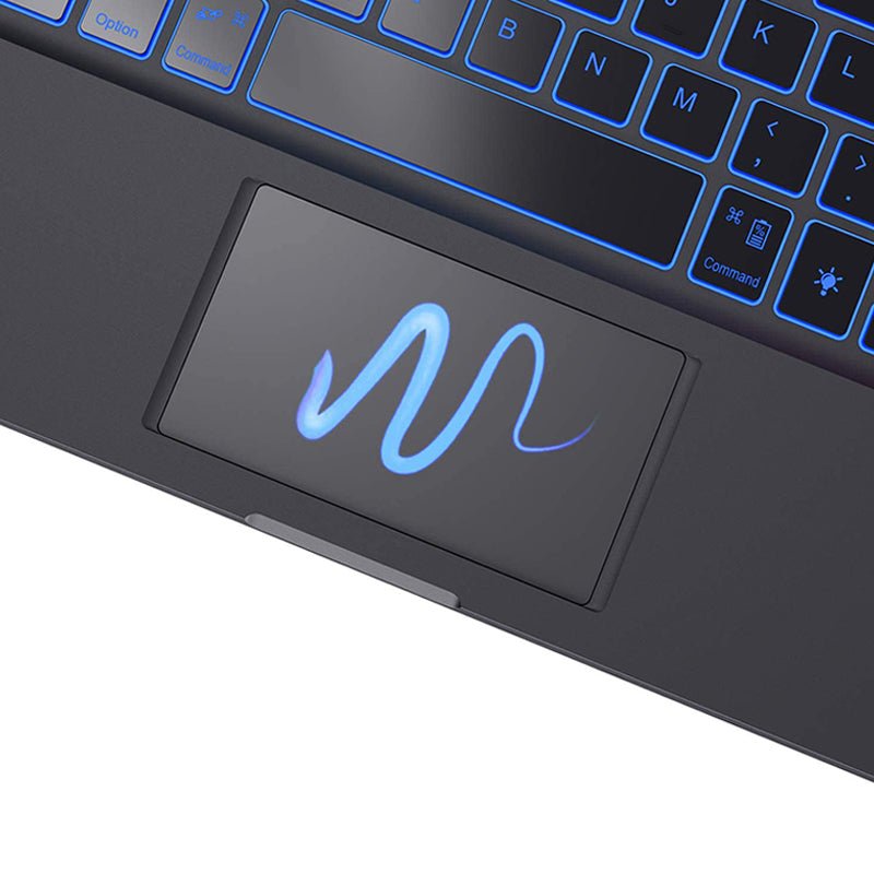 WiWU Waltz Rotating Magic Smart Keyboard Case - 10.2 inch / Arabic / Black