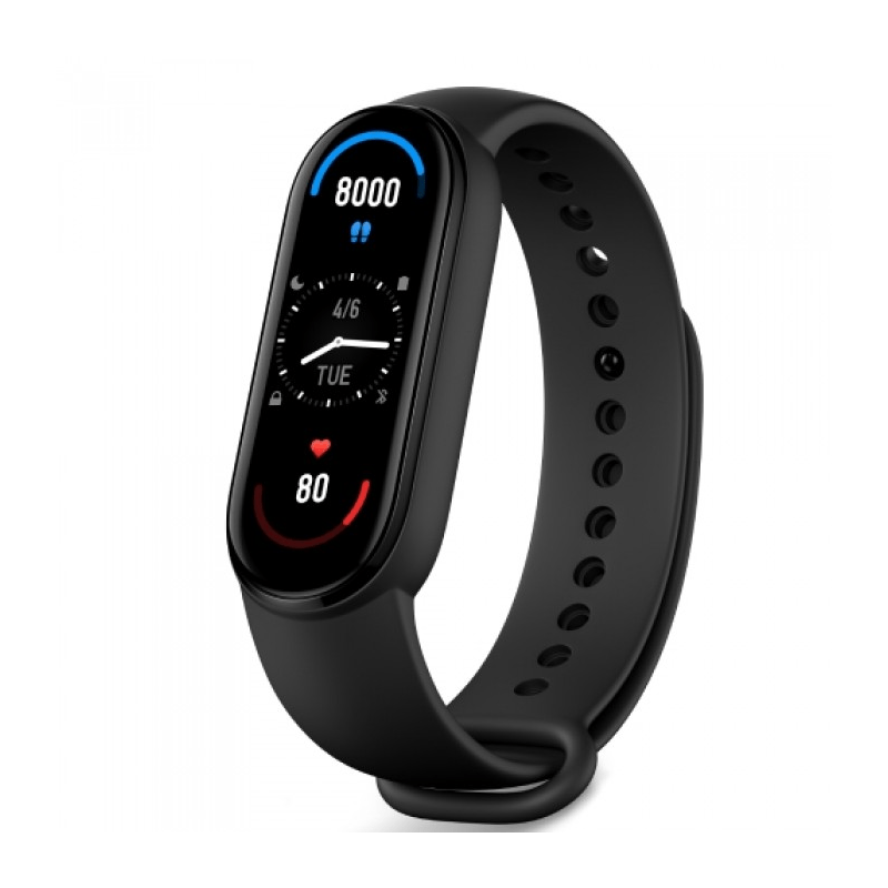 Xiaomi Mi Smart Band 6 Activity Tracker - 1.5-inch AMOLED / 125mAh / Bluetooth 5.0 / Black