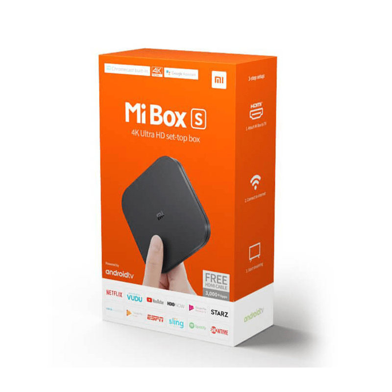 Xiaomi Mi Box S - 4K / 8GB / Bluetooth / Black