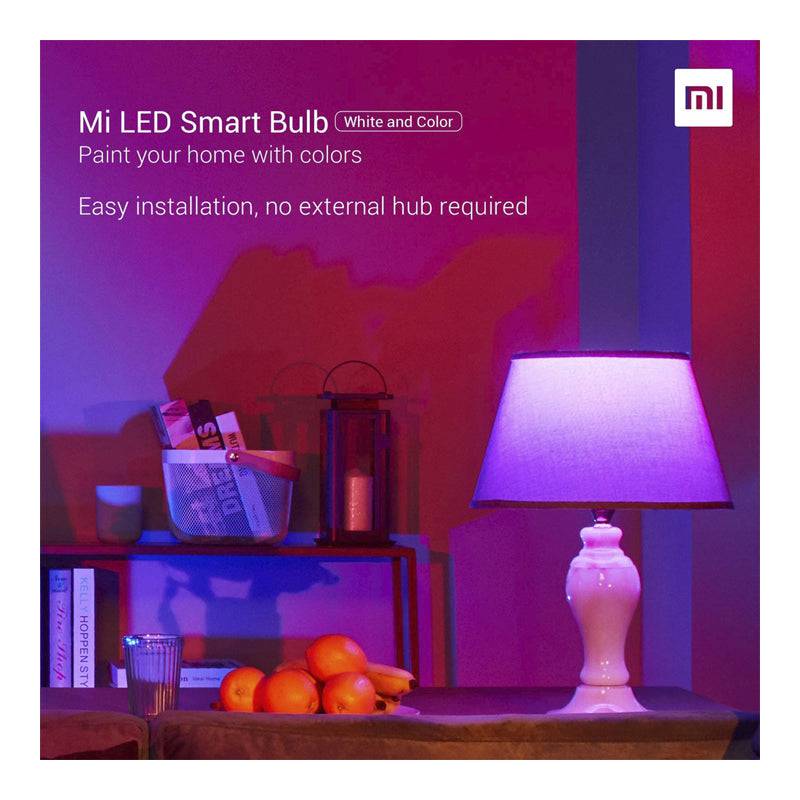 Xiaomi Mi LED Smart Bulb - Wireless / 800 Lumens / White- Pack of 2