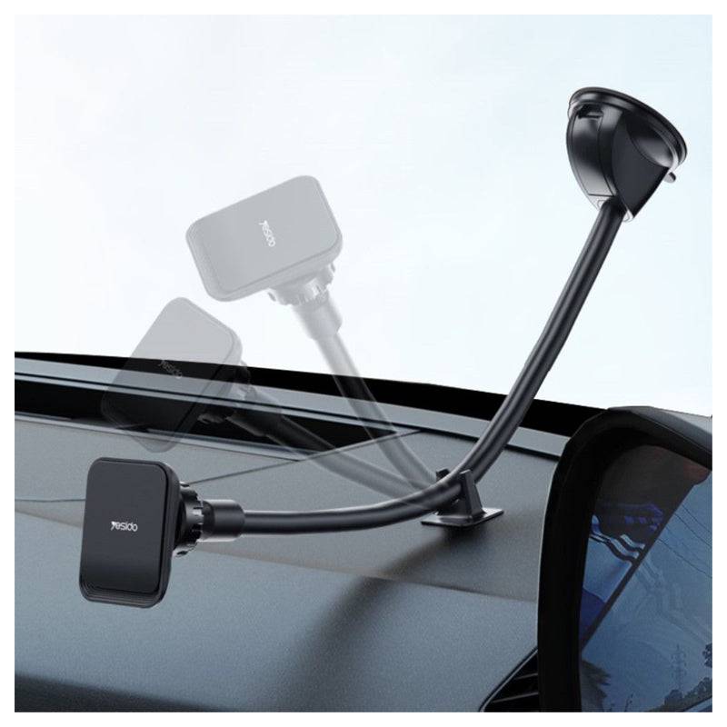 Yesido C109 Windshield Magnetic Car Mount Holder - Black