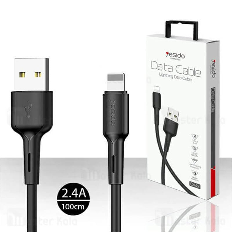 Yesido CA42 Charging Cable - Lightning / Black