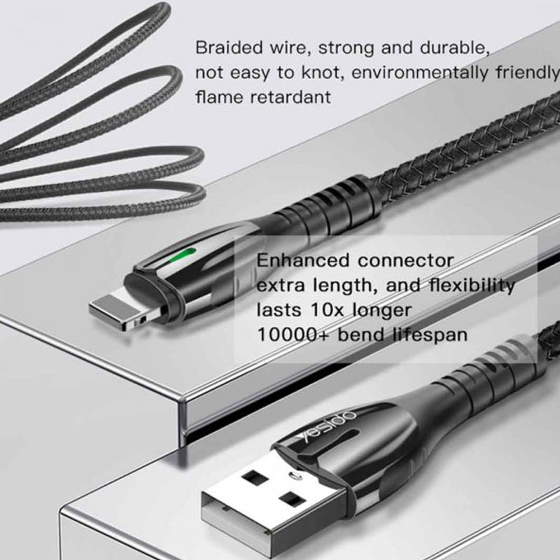 Yesido CA43 Charging Cable - USB / Lightning / 1.2 Meters