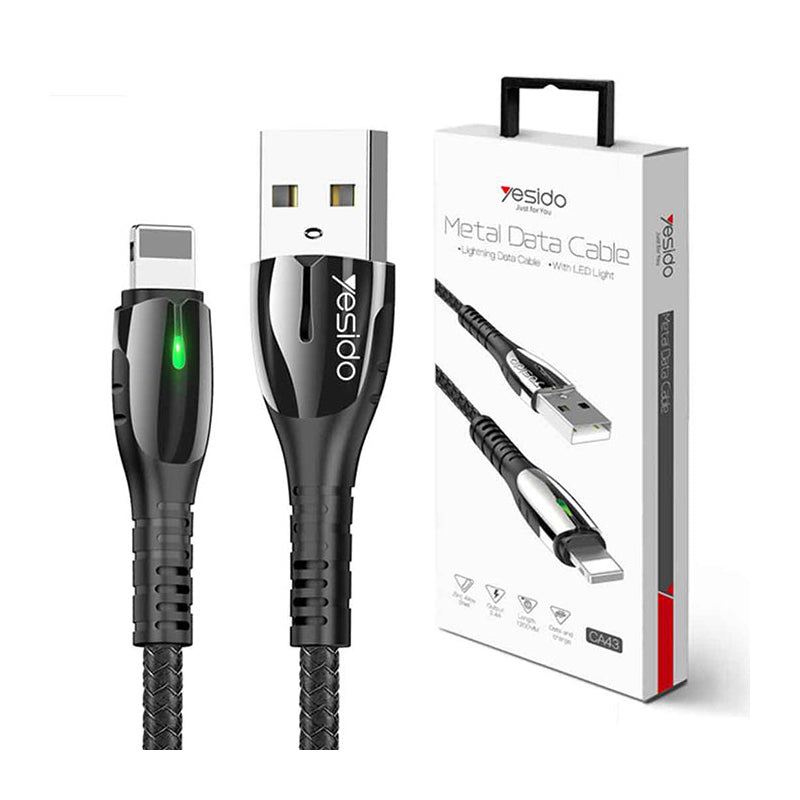 Yesido CA43 Charging Cable - USB / Lightning / 1.2 Meters