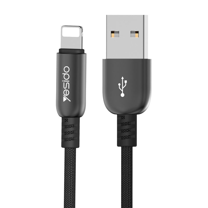 Yesido CA62 Fast Charging Cable - Lightning / 1.2 Meters / Black