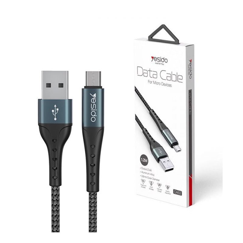 Yesido CA62 Fast Charging Cable - Type-C / 1.2 Meters / Black