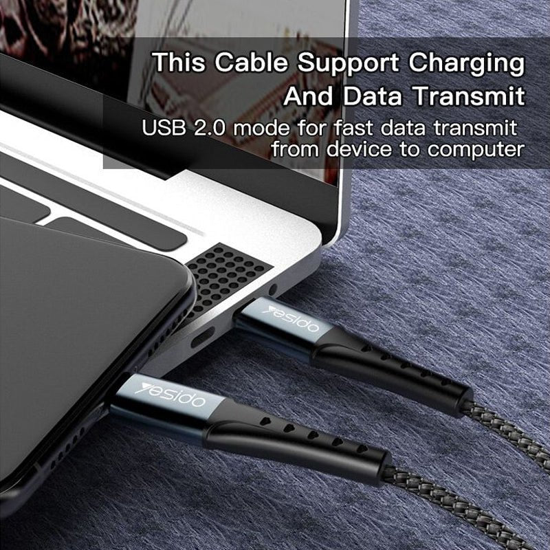Yesido CA67 Charging Cable - Type-C to Type-C / 2 Meters