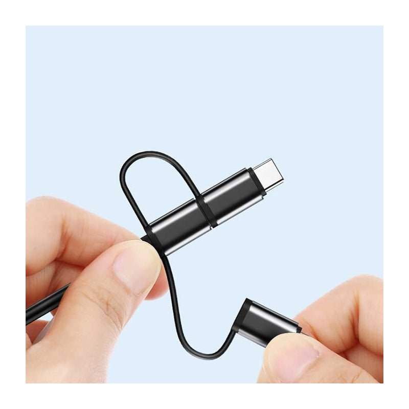 Yesido HM05 3-in-1 HDMI Cable - Micro USB / Lightning / USB-C / HDMI / 1.8 Meters / Black