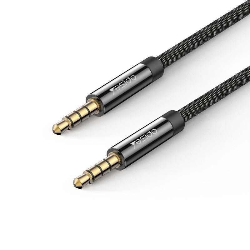 Yesido YAU-14 3.5mm AUX Audio Cable - 3.5mm / 1 Meter / Black