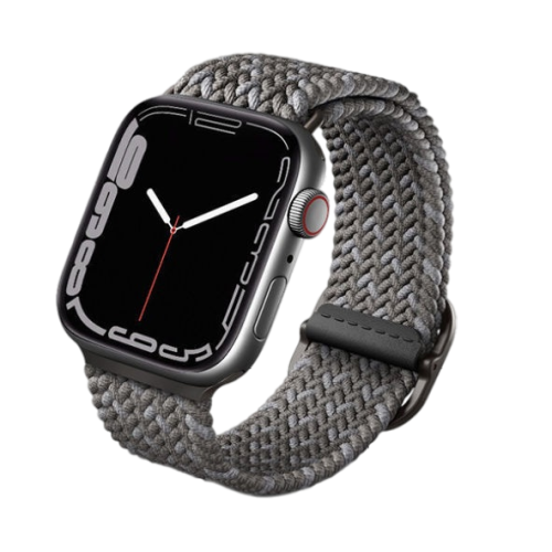 Uniq Aspen Designer Edition Braided Apple Watch Strap 42/44/45mm – Pebble Grey