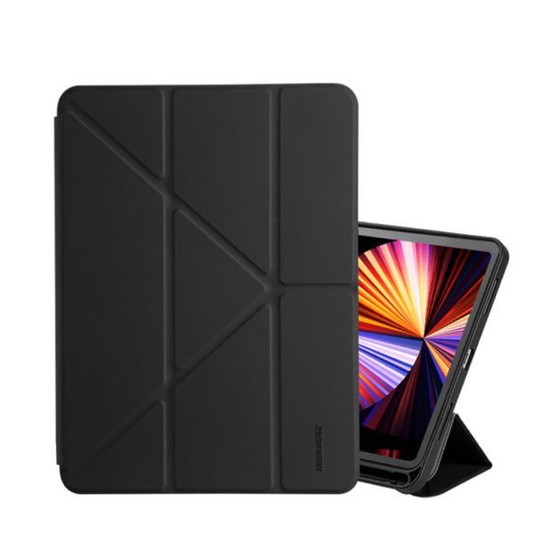 Rockrose Smart Tri-Fold Origami Folio For iPad Pro 12.9 Inch -  2021