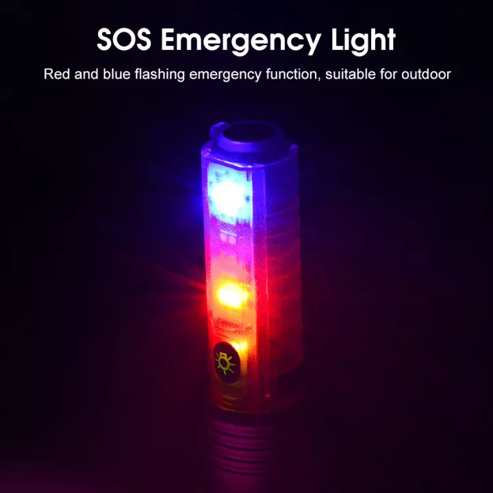 Mini Multifunctional White Laser Flashlight With Strong Light