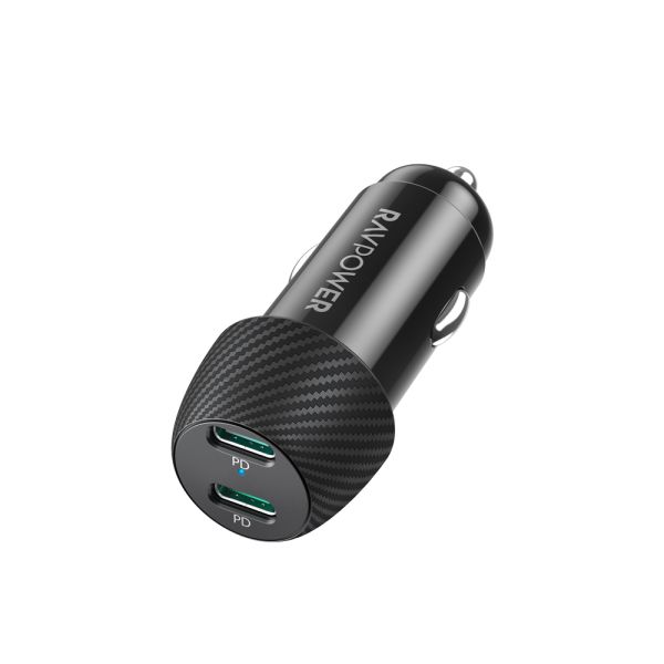 RavPower RP-VC032 - Total PD40W Car Charger - Black