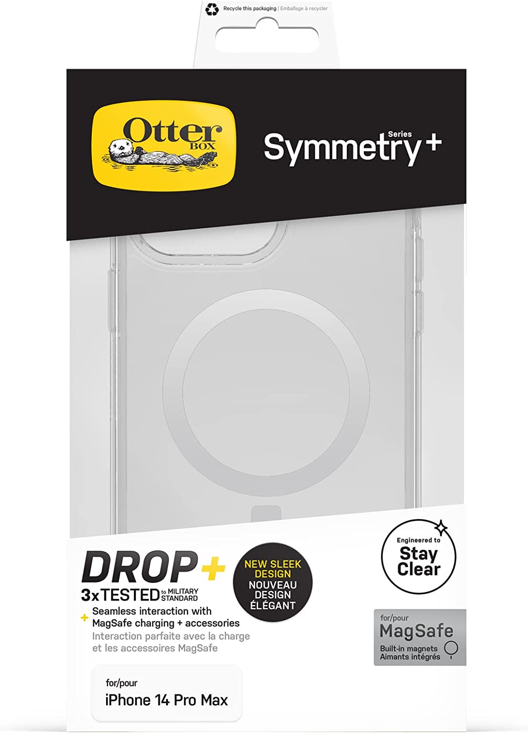 Otterbox Symmetry Plus Magsafe Case - Apple iPhone 14 Pro Max  - Clear