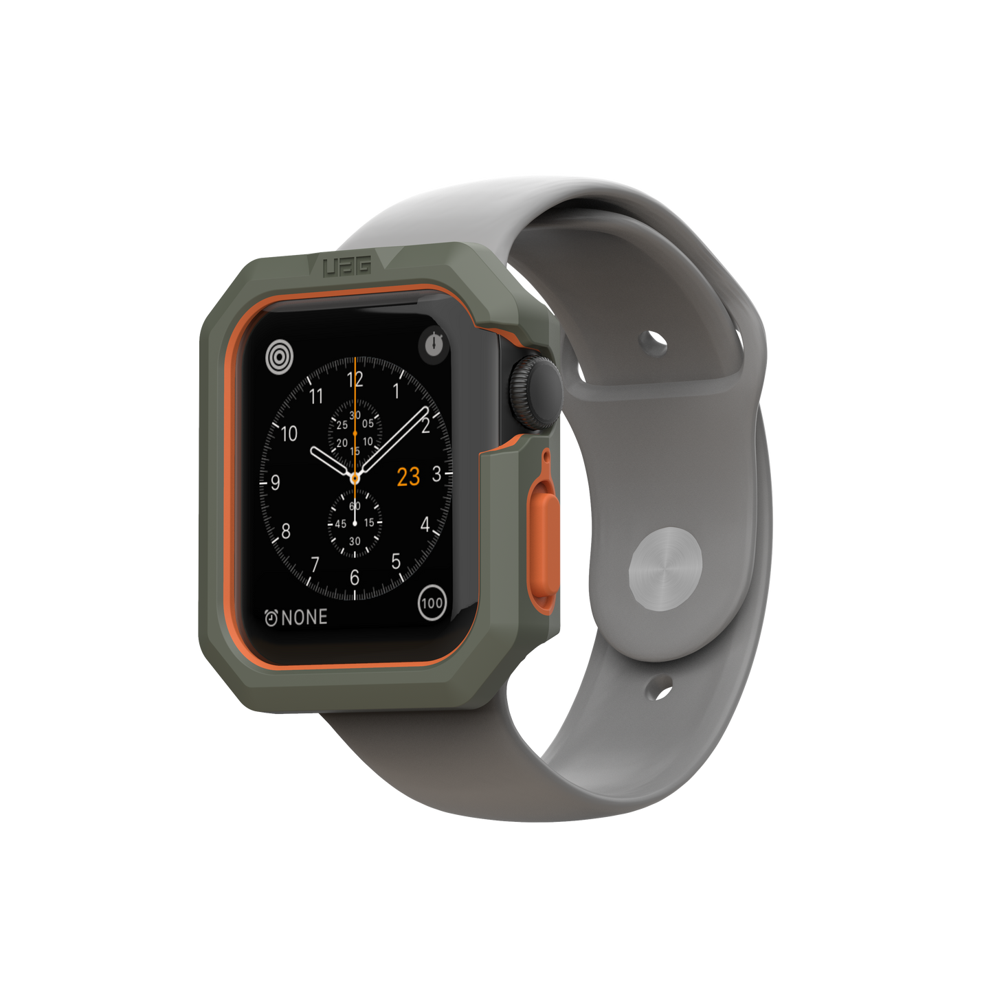 UAG Apple Watch 44mm Series 4/5/6/SE/SE2 Civilian Case - Mallard/Silver