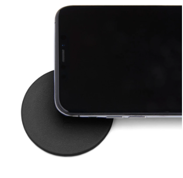 Moon Wireless Pad - Black Leather