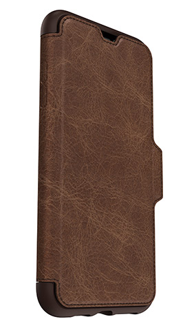 OtterBox iPhone XS Max Strada Folio Case - Espresso Brown