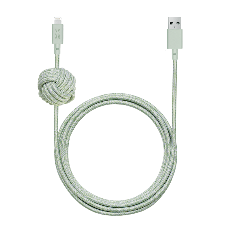 Native Union Night Cable - USB A to Lightning - 3M - Sage