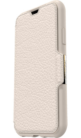 OtterBox iPhone X Strada Folio Case - Soft Opal Pale Beige