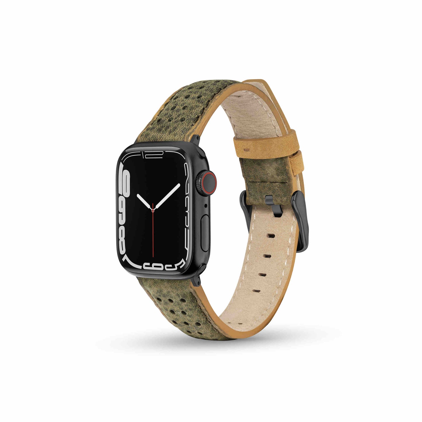 Timberland Daintree Apple Watch 38/40/41mm, Smart Watch 20mm Leather Strap - Green Leather