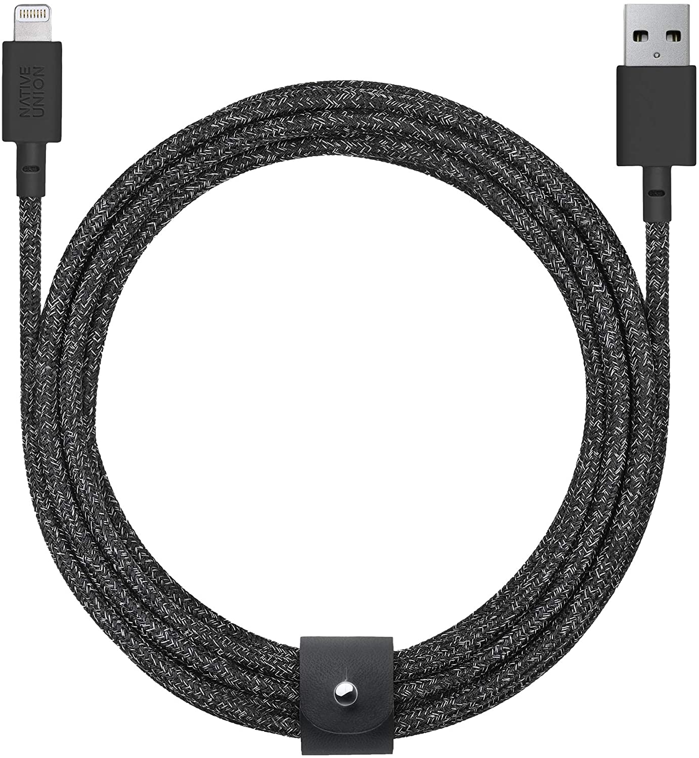 Native Union Belt Cable XL - USB A to Lightning 3M - Cosmos Black