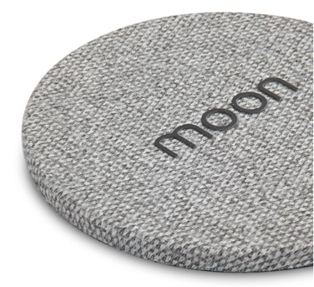 Moon Wireless Pad - Grey Fabric