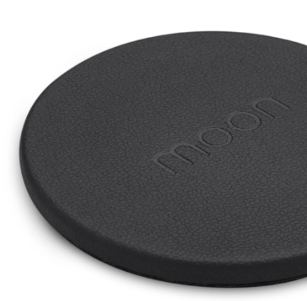 Moon Wireless Pad - Black Leather