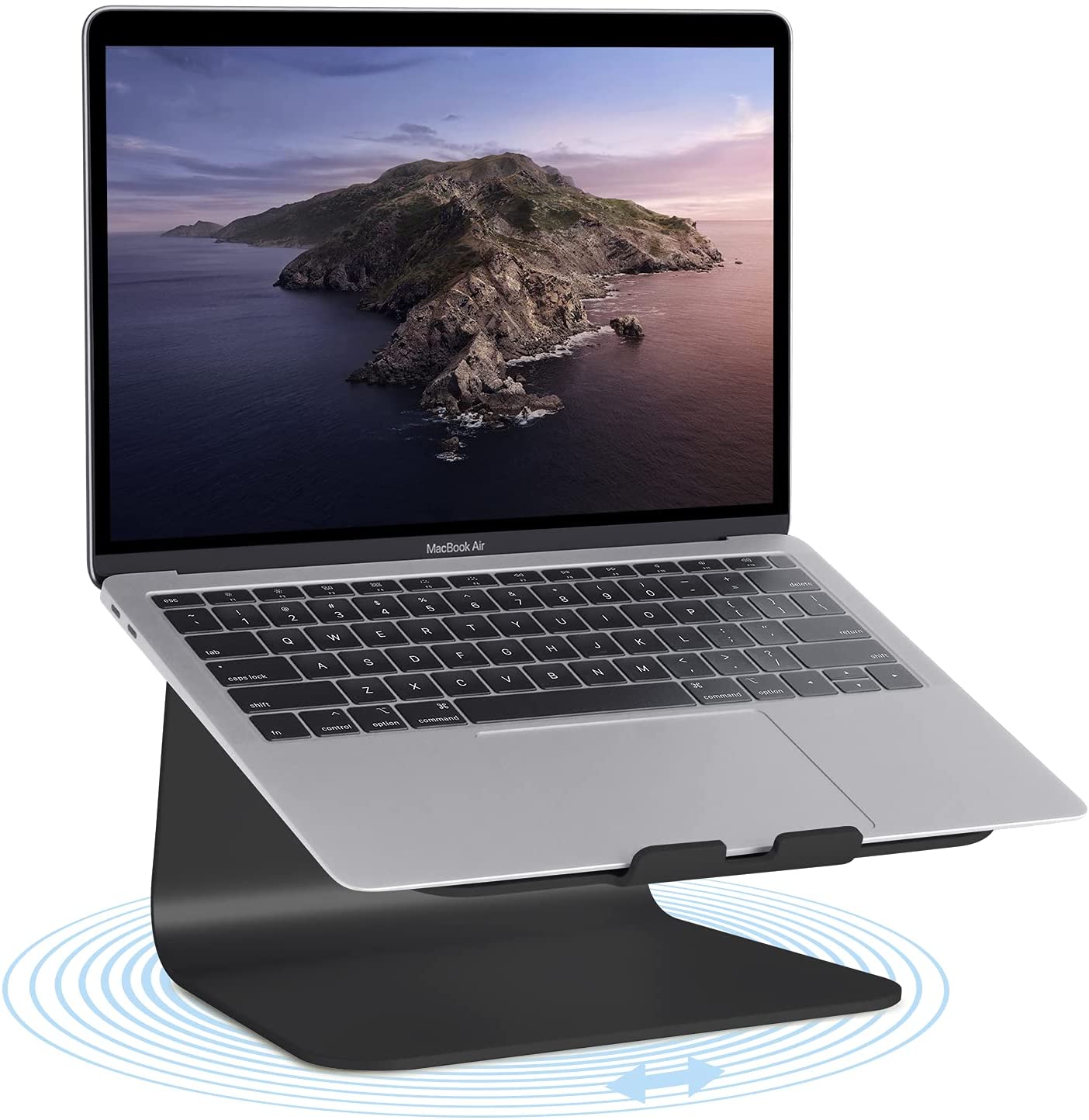 Rain Design mStand360 Laptop Stand w/ Swivel Base - Black