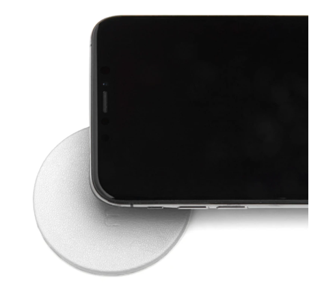 Moon Wireless Pad - White Leather