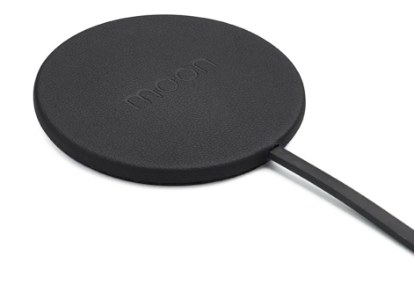 Moon Wireless Pad - Black Leather