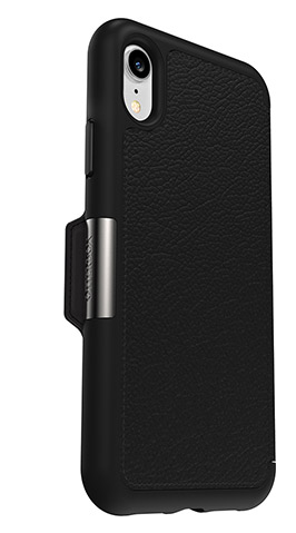 OtterBox iPhone XR Strada Folio Case - Shadow Black