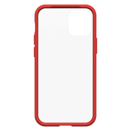 OtterBox  iPhone 12 mini React Case - Power Red - Clear/Red