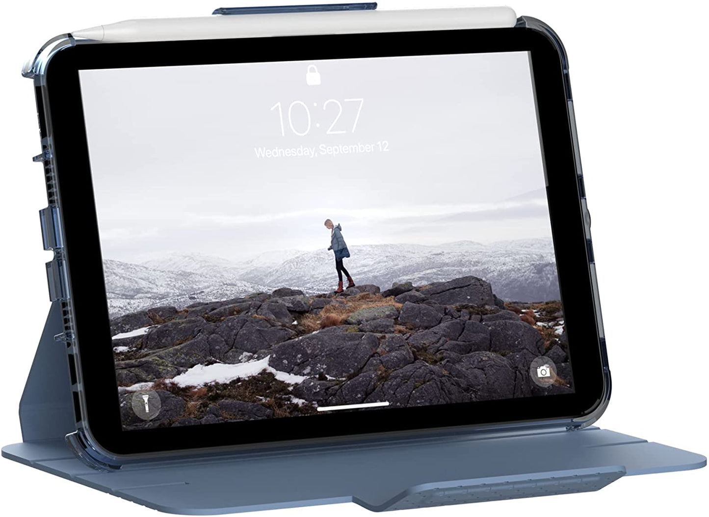 [U] by UAG iPad mini 6 2021 Lucent Case With Kick-Stand - Cerulean