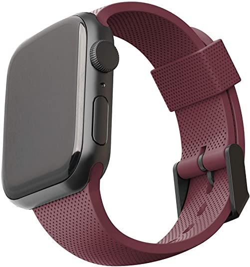 [U] by UAG Apple Watch 41/40/38mm DOT Silicone Strap - Aubergine