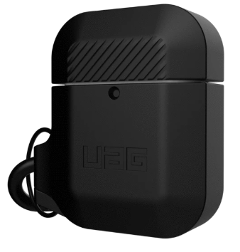 UAG Apple Airpods 1&2 Silicone Case - Black/Black