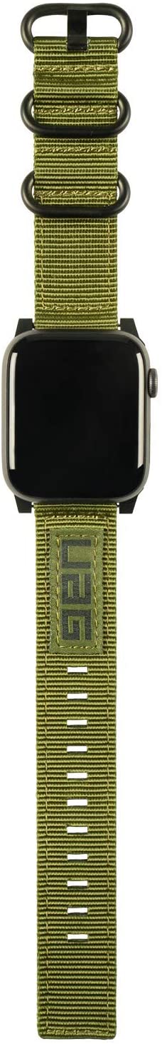 UAG Apple Watch 45mm/44mm/42mm/Ultra Nato Strap - Olive Drab